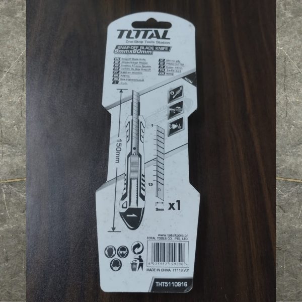 TOTAL Snap-off Blade Knife THT5110916
