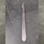 Surgical knife with #23 blade for mobile use
