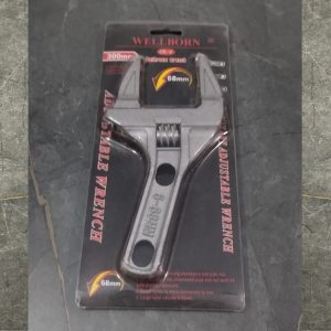 WELLBORN Sanitary Adjustable Bathroom Wrench length: 300mm Open: 68mm