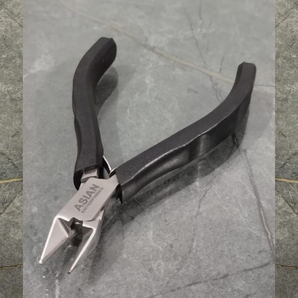 AS-T non slip handle SS mouth mini cutter plier 4.5"