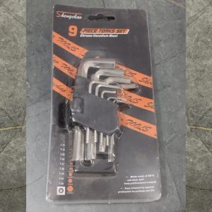 SHENGCHAO 9 Pcs Hex Key Set Small 1.5-10mm