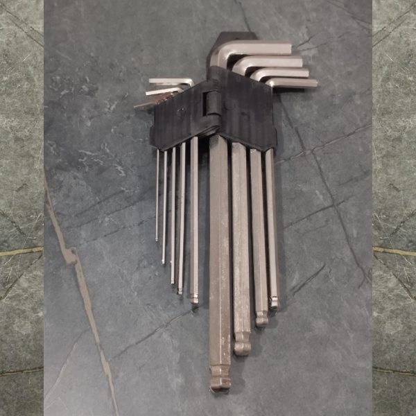 QILIANG 9 Pcs Ball Point Hex Key Set 1.5-10mm