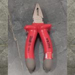 PRIDE 6" Combination Plier insulated handle grip with half chrome
