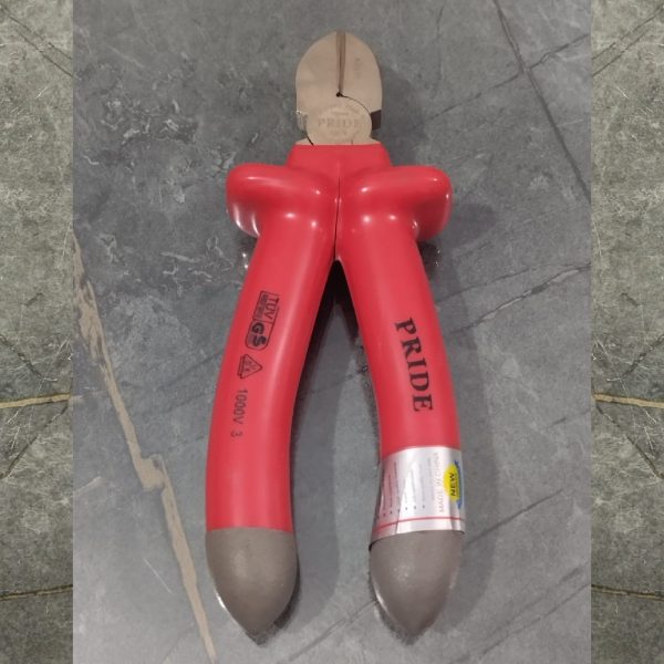 PRIDE 6" Cutter Plier insulated handle grip with half chrome