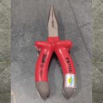 PRIDE 6" Nose Plier insulated handle grip with half chrome