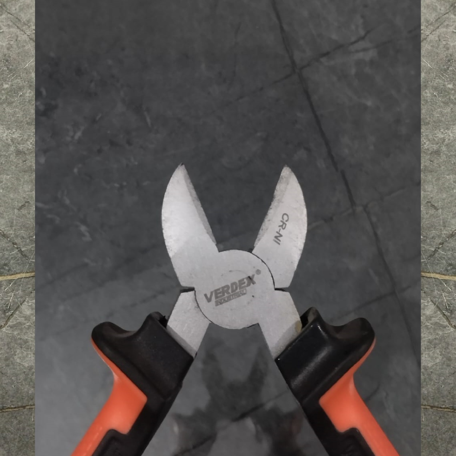 VERDEX 6" Cutter Plier orange handle (chrome vanadium)