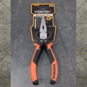 VERDEX 6" Nose Plier orange handle (chrome vanadium)