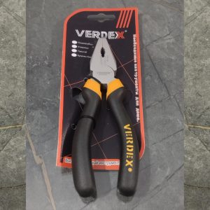 VERDEX 6" Combination Plier black handle with chrome