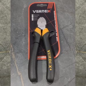 VERDEX 8" Cutter Plier black handle with chrome
