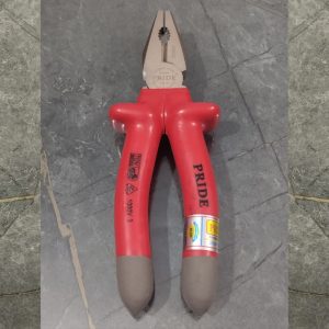 PRIDE 8" Combination Plier insulated handle grip with half chrome
