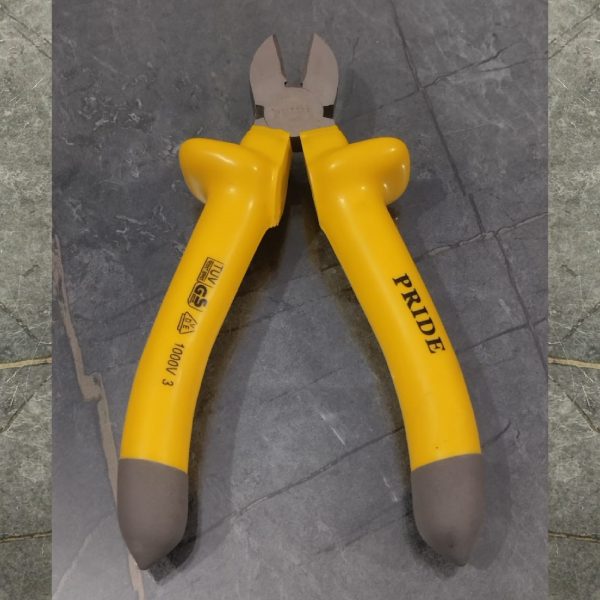 PRIDE 8" Cutter Plier insulated handle grip with half chrome