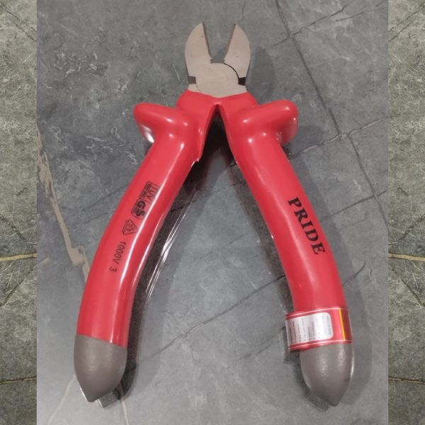 PRIDE 8" Cutter Plier insulated handle grip with half chrome