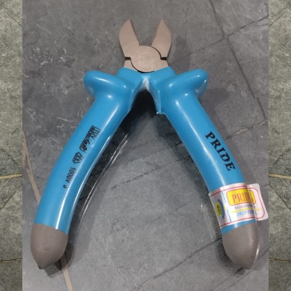 PRIDE 6" Cutter Plier insulated handle grip with half chrome
