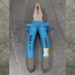 PRIDE 8" Combination Plier insulated handle grip with half chrome