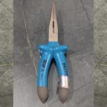 PRIDE 8" Nose Plier insulated handle grip with half chrome