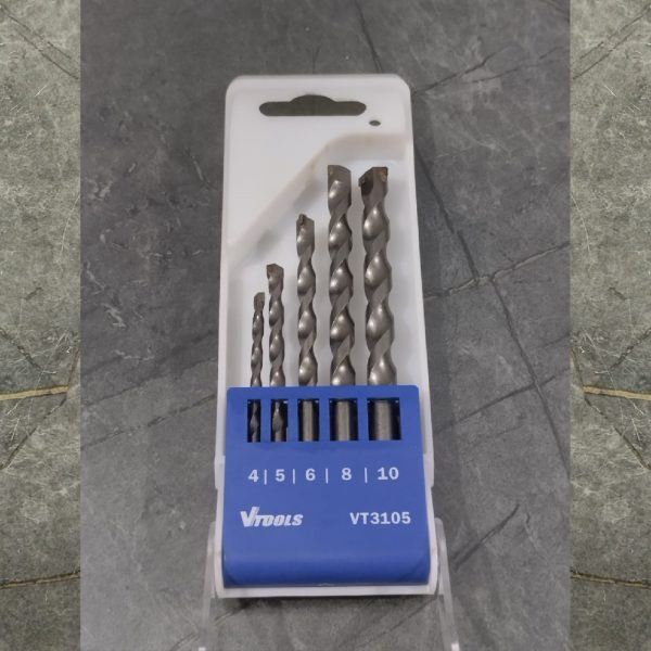 VTOOLS VT3105 5 Pcs Drill Bit Set