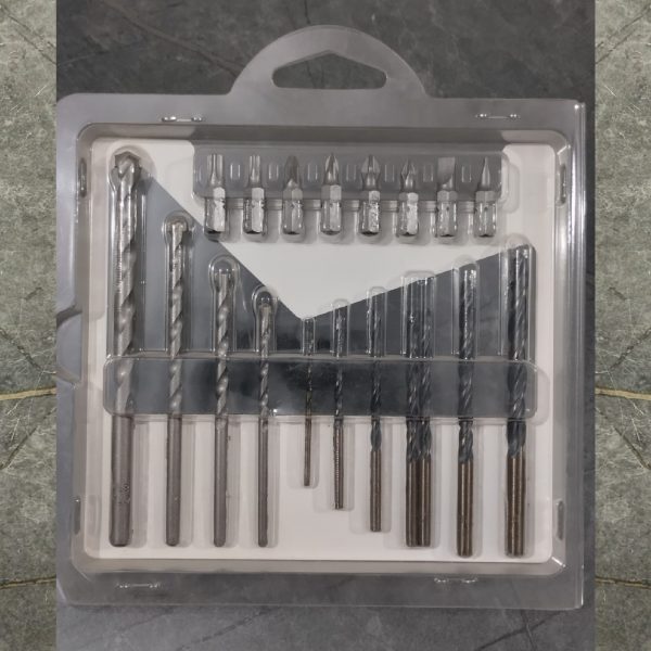 TOTAL TACSDB1901 19 Pcs Drill Bits and Screwdriver Bits Set
