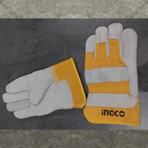INGCO HGVC01 Cow Split Leather Gloves 10.5"