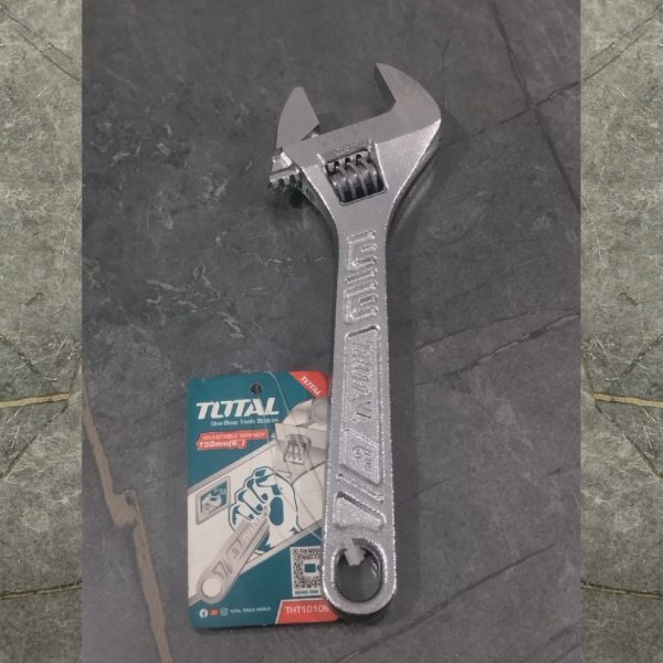 TOTAL THT101063 Adjustable Wrench 6"