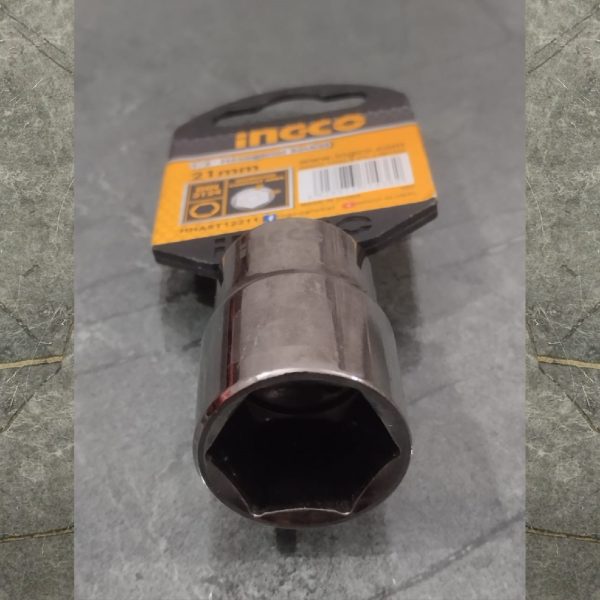 INGCO HHAST12211 1/2" Hexagonal Socket / Goti 21mm