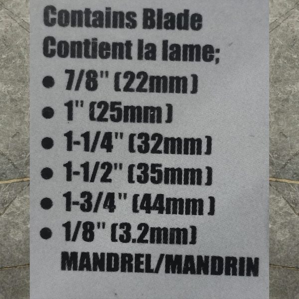 6 Pcs HSS Round Saw Blades Set