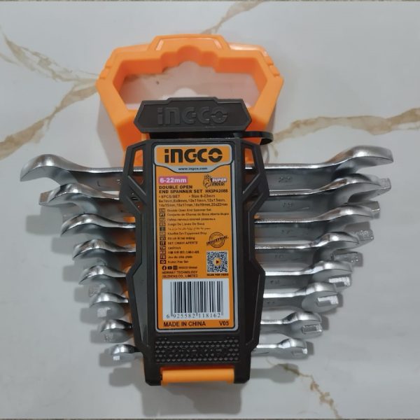 INGCO HKSPA2088 8 Pcs Fix to Fix Spanner Set