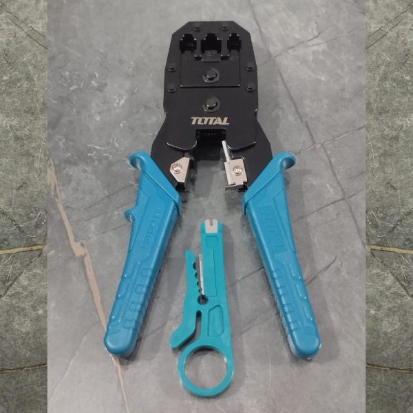 TOTAL TMPC4468P Modular Plug Crimper 8"