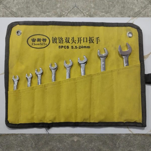 ZHONGGONG BRAND 8 Pcs Ring to Fix Spanner Set