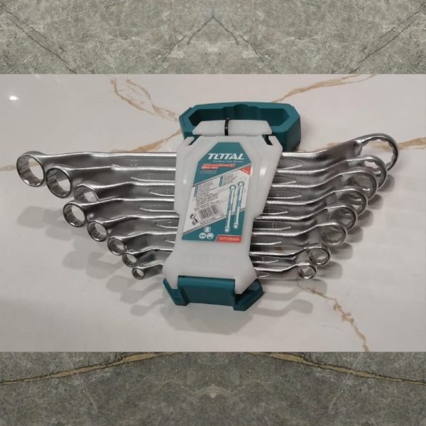 TOTAL THT102486 8 Pcs Offset Ring to Ring Spanner Set