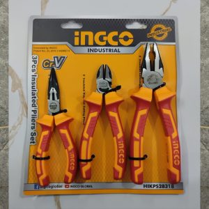INGCO HIKPS28318 3 Pcs Insulated Pliers Set
