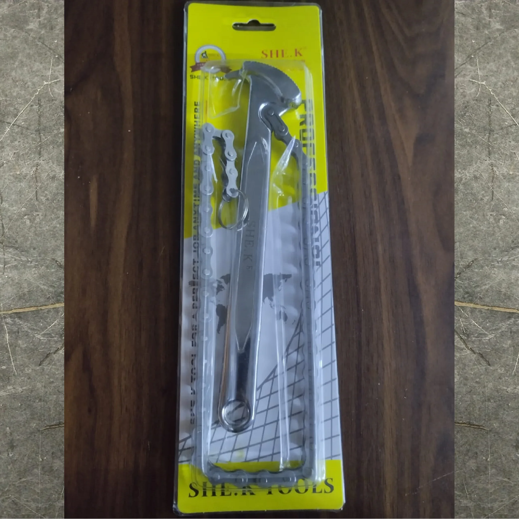 SHE-K Filter Opener Wrench with Chain