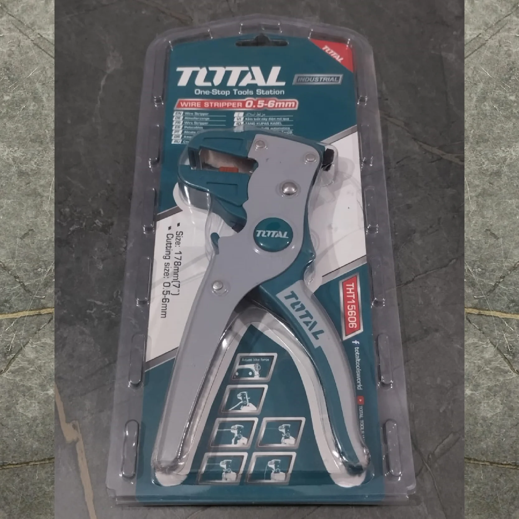 TOTAL THT15606 Wire Stripper 7"